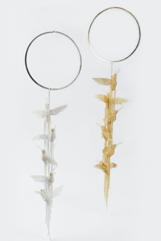 COLLAR COLIBRI DORADO / PLATE