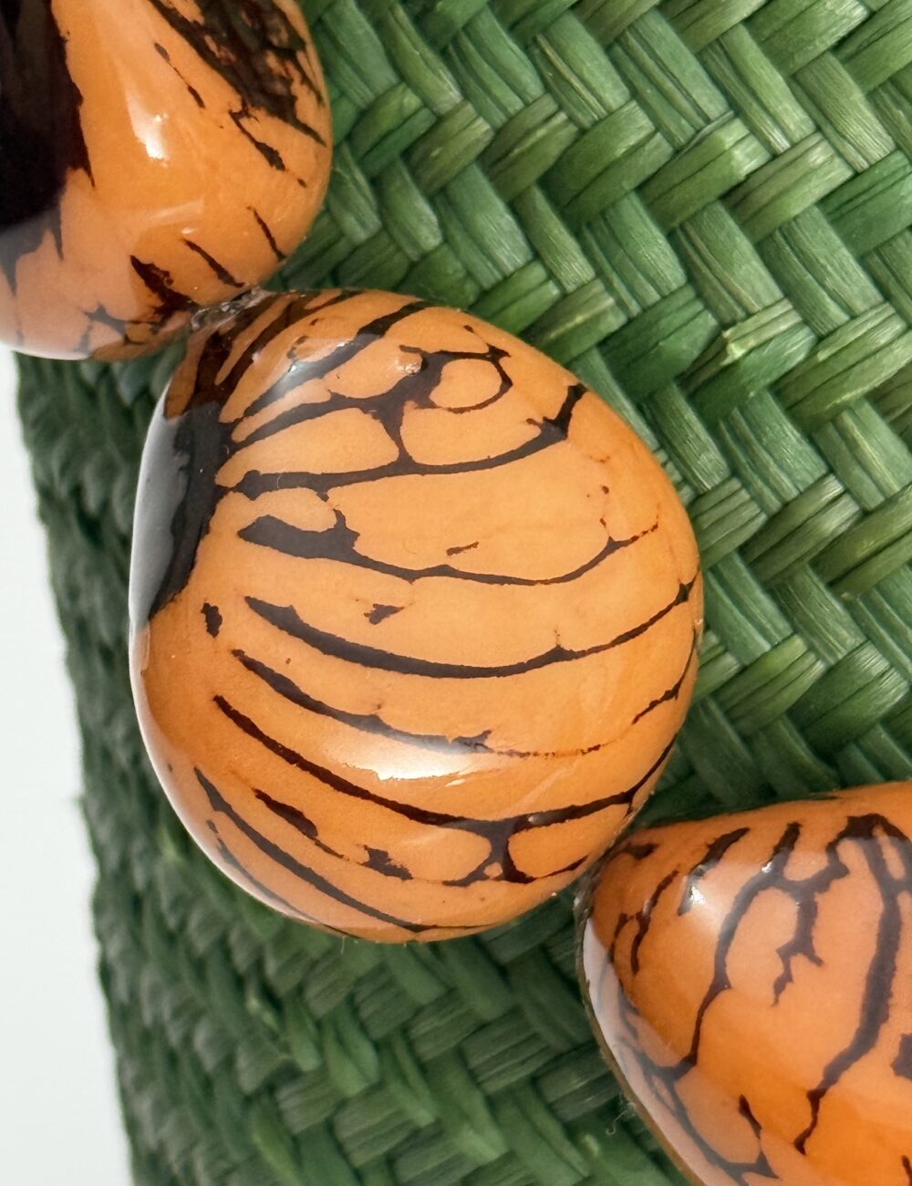 Cartera Ovalada con Aza de Tagua - Imagen 4